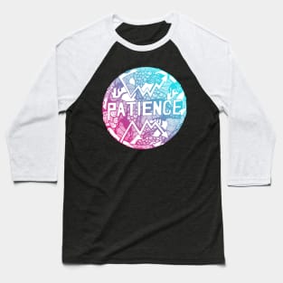 Dual Color Circle of Patience Baseball T-Shirt